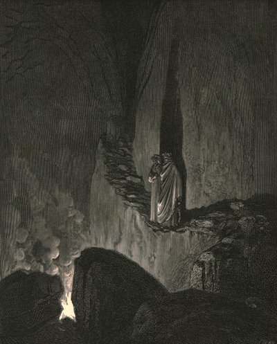Der Führer, der bemerkte, wie aufmerksam ich schaute, begann, ca. 1890 von Gustave Dore