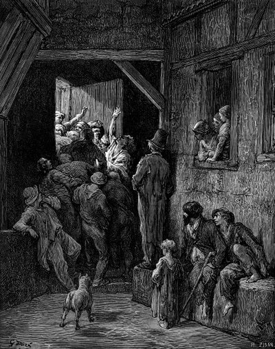 Werft ihn raus, Ratcliff von Gustave Doré von Gustave Dore