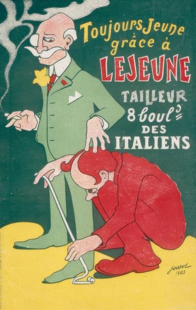 Toujours Jeune grâce à LEJEUNE TAILLEUR von Gustave Henri Jossot