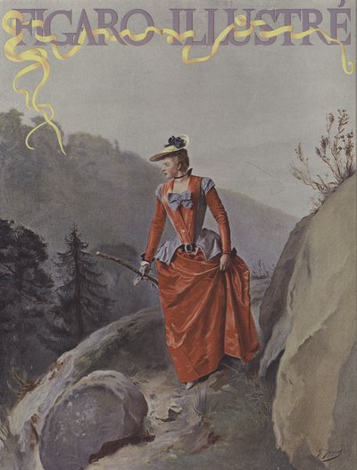 Titelblatt von Le Figaro Illustre, August 1891 von Gustave Jacquet
