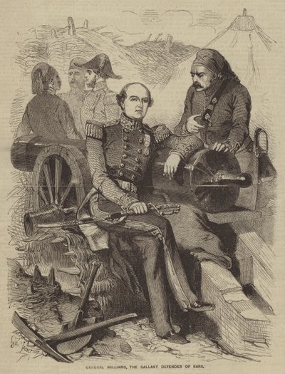 General Williams, der tapfere Verteidiger von Kars von Gustave Janet