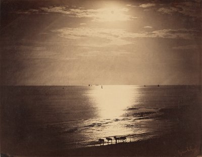 Die Sonne im Zenit, Normandie von Gustave Le Gray