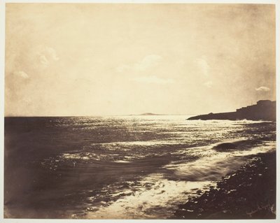 Mittelmeer mit dem Berg Agde von Gustave Le Gray