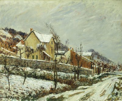 Dorf im Schnee; Village dans la Neige, 1911 von Gustave Loiseau