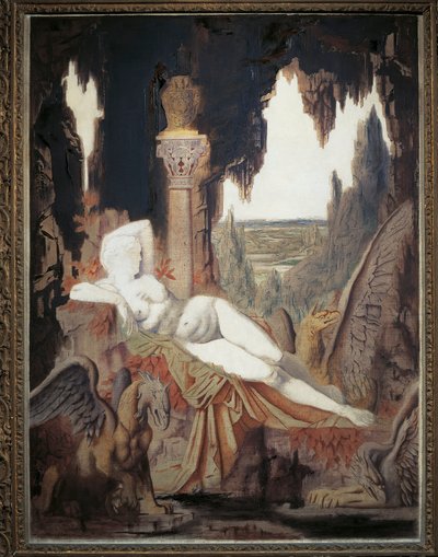 Fee aux Griffons von Gustave Moreau