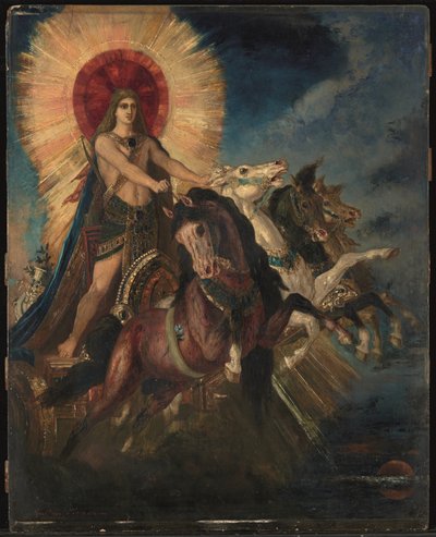 Der Wagen des Apollon oder Phoebus-Apollon von Gustave Moreau