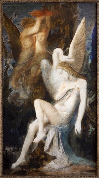 Leda und der Schwan von Gustave Moreau
