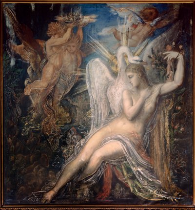 Leda und der Schwan von Gustave Moreau