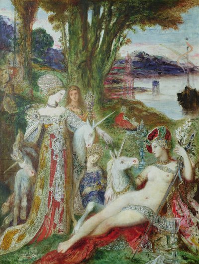 Die Einhörner von Gustave Moreau