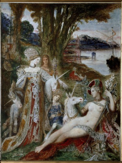 Die Einhörner von Gustave Moreau