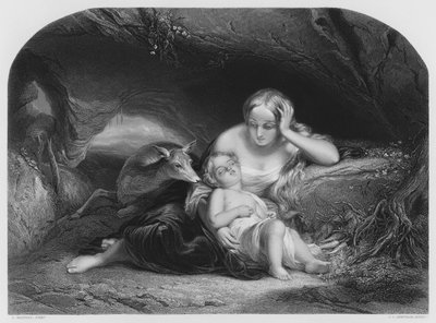 Genoveva von Brabant, nach dem Bild in der königlichen Sammlung von Gustave Wappers