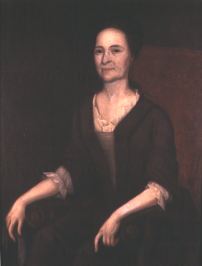 Mrs. Gustavus Hesselius (Lydia Getchel Hesselius), ca. 1740 von Gustavus Hesselius