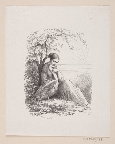 Illustration zu "Die wilden Schwäne" in H.C. Andersen, "Märchen und Geschichten", Band 1 von H.P. Hansen