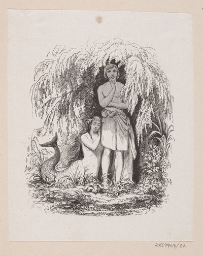 Illustration zu "Die kleine Meerjungfrau" in H.C. Andersen, "Märchen und Geschichten", Band 1 von H.P. Hansen