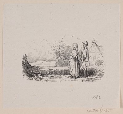 Illustration zu "Der Flachs" in H.C. Andersen, "Märchen und Geschichten", Band 2 von H.P. Hansen