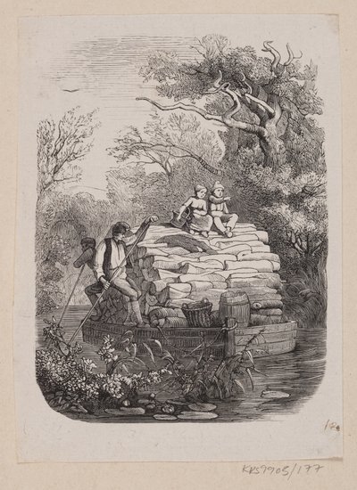 Illustration zu "Ib und kleine Christine" in H.C. Andersen, "Märchen und Geschichten", Band 2 von H.P. Hansen