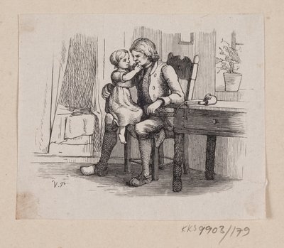 Illustration zu "Ib und kleine Christine" in H.C. Andersen, "Märchen und Geschichten", Band 2 von H.P. Hansen