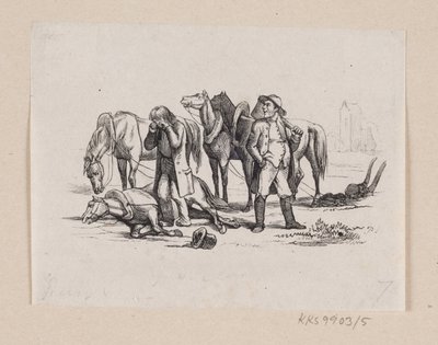 Illustration zu "Lille Claus og store Claus" in H.C. Andersen, "Märchen und Geschichten", Band 1 von H.P. Hansen