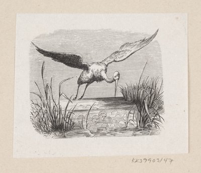Illustration zu "Die Störche" in H.C. Andersen, "Märchen und Geschichten", Band 1 von H.P. Hansen
