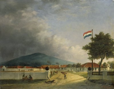 Die Kedawong-Zuckerfabrik bei Pasuruan, Java von H.Th. Hesselaar