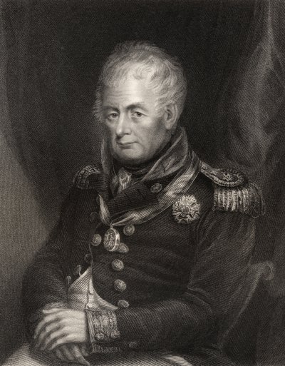 Admiral William Carnegie, graviert von Henry Cook, aus 