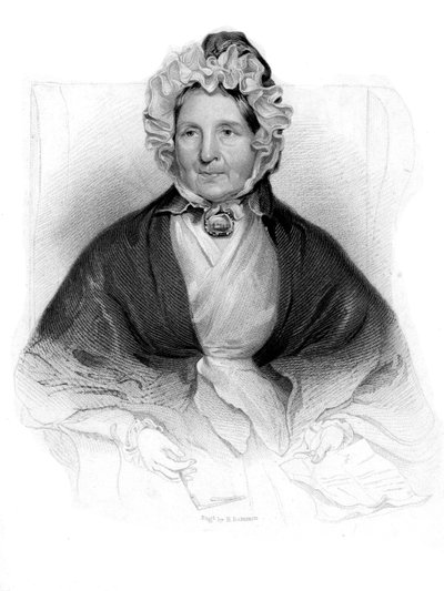 Mrs. Dunlop von Dunlop, Patronin von Robbie Burns von H. Robinson