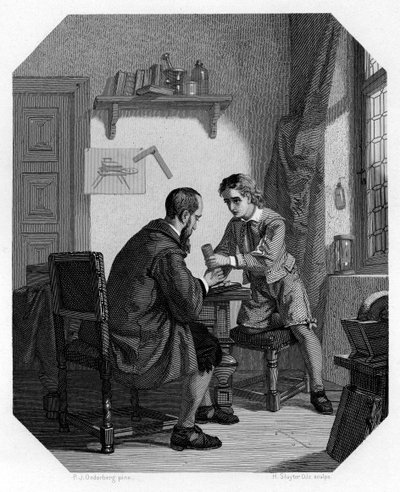 Hans Jansen und sein Sohn Sacharias, um 1870 von H. Sluyter