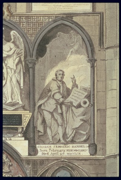 Westseite der Poets Corner (Detail) von H. Villiers