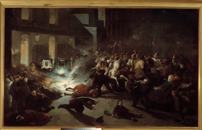 Attentat auf Napoleon III. durch Felice Orsini in Paris am 14. Januar von H. Vittori Romano