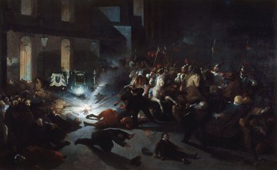 Orsinis Attentatsversuch vor der Oper am 14. Januar von H. Vittori Romano