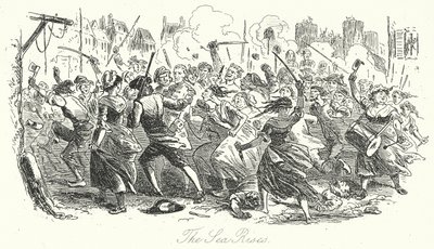 Das Meer steigt von Hablot Knight (1815-92) (after) Browne