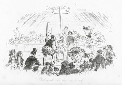 Londoner Straßen: Phil wünscht, er wäre verheiratet von Hablot Knight (1815 92) Browne