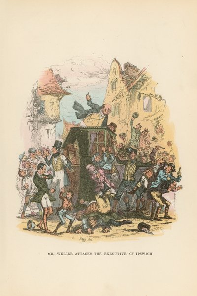 Illustration für Pickwick Papers von Hablot Knight Browne