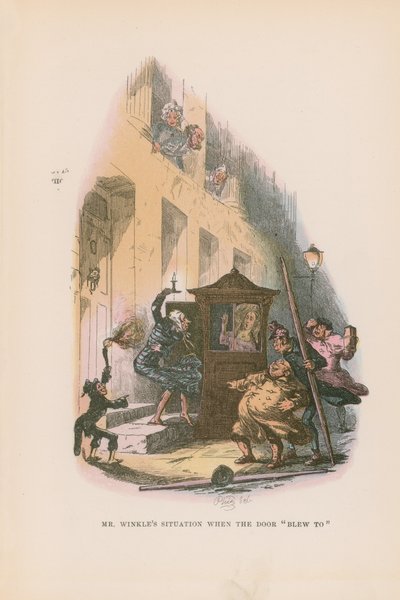 Illustration für Pickwick-Papiere von Hablot Knight Browne