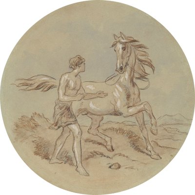 Eines von achtzehn Designs für eine Serie von Platten, die Venus und Adonis illustrieren von Hablot Knight Browne