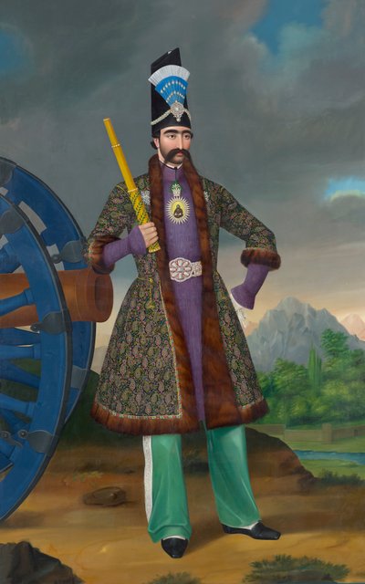 Nāser ad-Dīn, der Schah von Persien von Hakob Hovnatanyan
