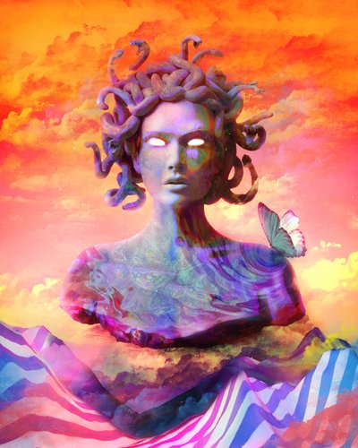 Mystischer Medusa-Sonnenuntergang von Halit Benli