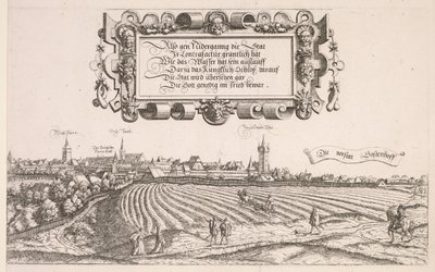 Panoramablick auf Nürnberg: Rechter Teil von Hanns Lautensack
