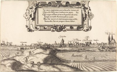 Ansicht von Nürnberg von Osten [linker Abschnitt] von Hanns Lautensack