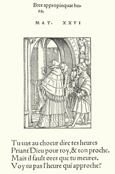 Der Kanon (Gravur) von Hans (after) Holbein the Younger