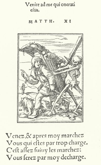 Der Hausierer (Gravur) von Hans (after) Holbein the Younger