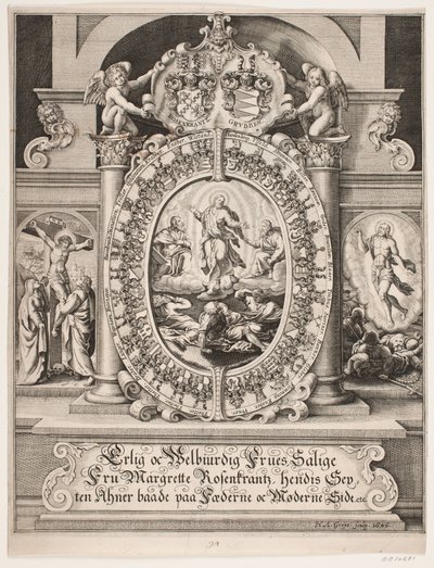 Verklärung Christi. Umgeben von Margrethe Rosenkrantz