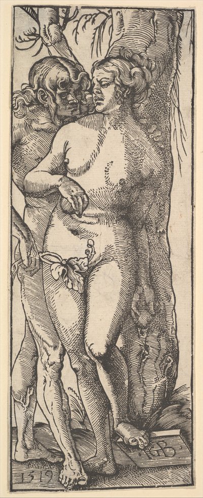 Adam und Eva, 1519 von Hans Baldung