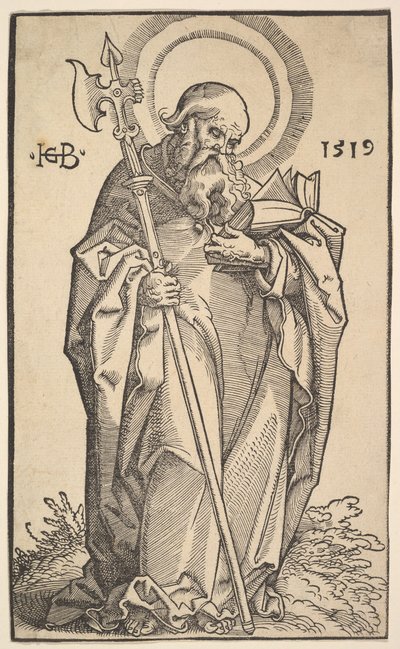 Heiliger Matthäus aus Christus und die Apostel, 1519 von Hans Baldung