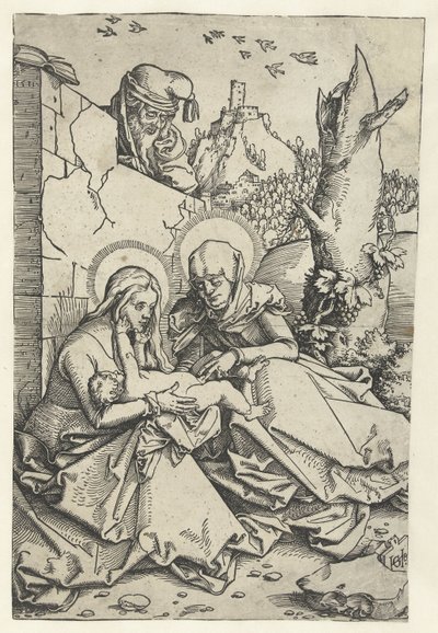 Maria und Kind mit Anna und Josef Anna zu dritt und Josef von Hans Baldung Grien