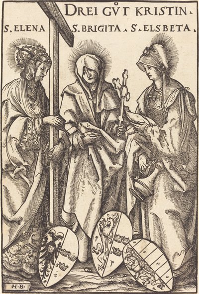 Heilige Helena, Heilige Brigitta und Heilige Elisabeth von Hans Burgkmair I