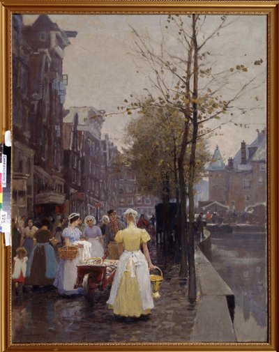 Oktobermorgen in Amsterdam von Hans Hermann