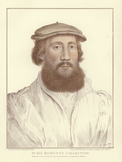 Anonymer Mann von Hans Holbein der Jüngere