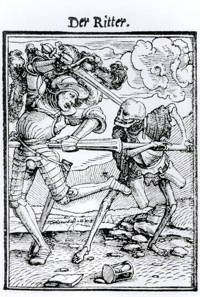 Der Tod und der Ritter, aus 