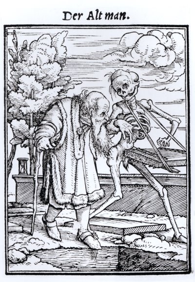 Der Tod und der alte Mann, aus 